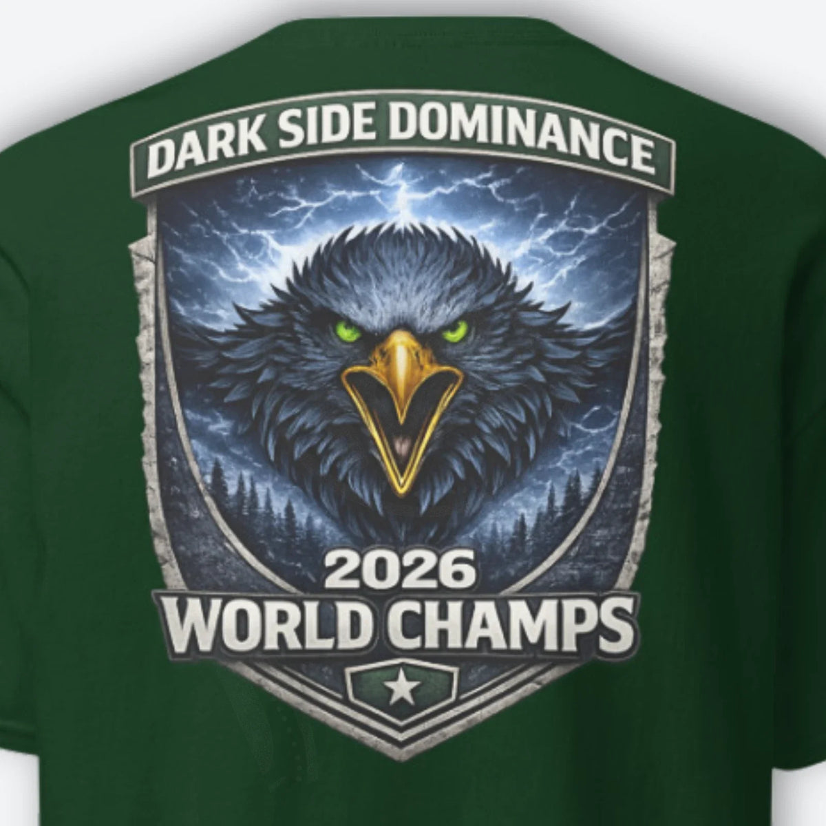 Seahawks Shirt DARK SIDE DOMINANCE 2026 Champs BACK PRINT Seattle Football Tee Unisex