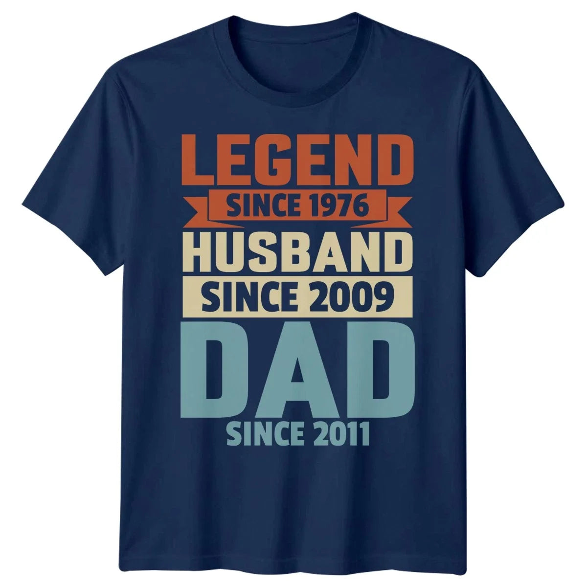 Legend Since 1976 Husband Dad Life Milestones Mens Unisex