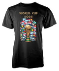 BNWT Personalisation 2026 World Cup Football Trophy Teams Cotton Adult Unisex