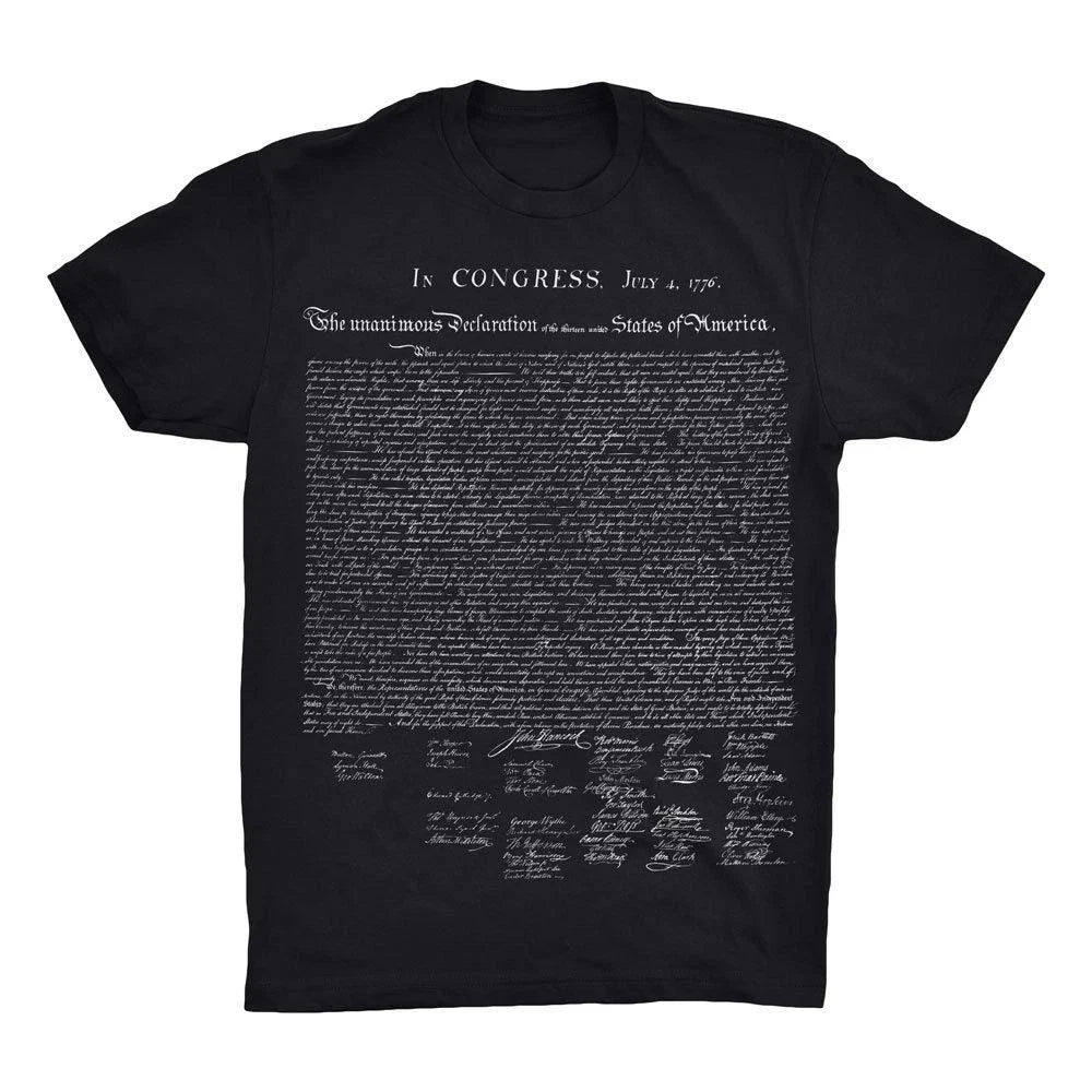 Declaration of Independence 100% Cotton All Sizes S-4XL NEW Unisex