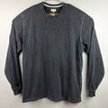 Tomorrows Laundry Long Sleeve Shirt Faded Black Minimalist Mens Extra Large Unisex