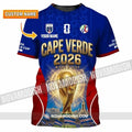 Unisex Shirt - Custom Cape Verde World Cup 2026 3D Shirt L770 Unisex