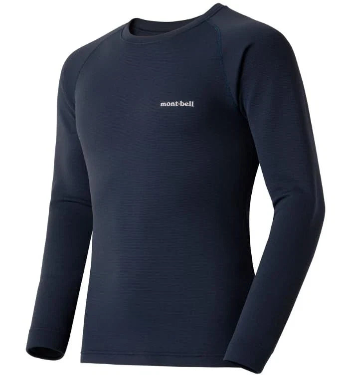 Mont-bell Geoline EXP. Round Neck Shirt Men's Navy NV #1107712 L Unisex
