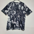 Horror Characters Casual Street Style Stretch Round Neck Size XXL. Unisex