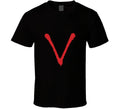 V The Visitor Logo And Apparel T Shirt Unisex
