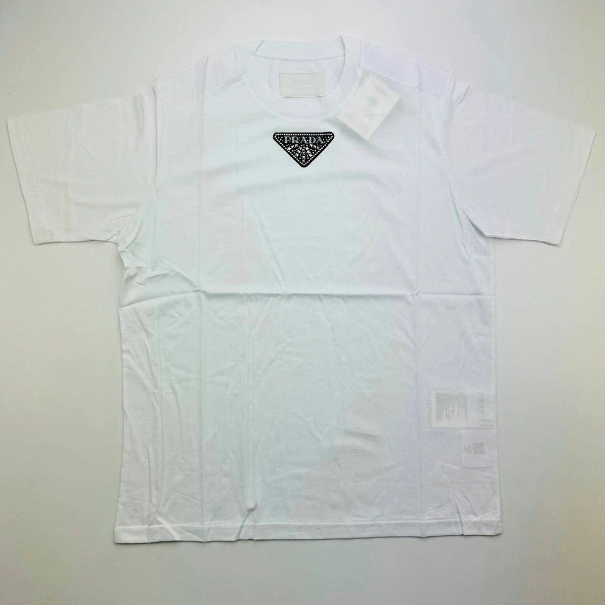 PRADA Patch Logo Men Oversized White Color Size 2XL Unisex