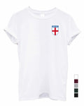 ENGLAND Team Crest Crew neck Tshirt Support your Country football rugby cricket Unisex