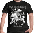 Official Iron Maiden T Shirt Piece Of Mind Eddie Band Logo New S M L XL XXL Unisex