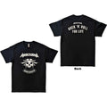 New Official Airbourne Unisex Black : R 'n' R Boneshaker Back Print Unisex