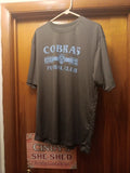 Mens Soccer Shirt Size XL, Gray Cobras Futbol Club 2017-2018. Quick Dry. Unisex