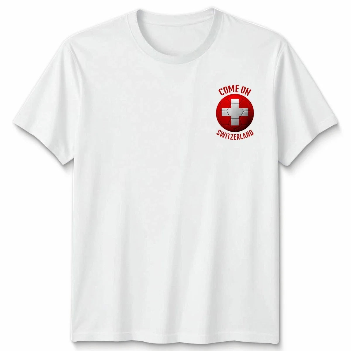 Come On Switzerland Football Unisex Kids Country Pride Soccer Tee #WC Unisex