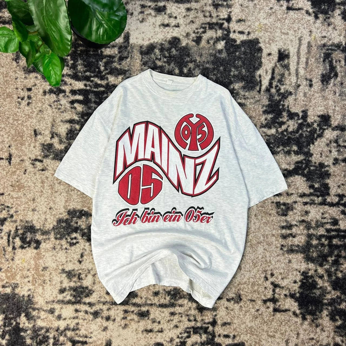 Mainz 05 Vintage Y2K Big Logo Soccer 1TS120 Football Fan Tee Unisex
