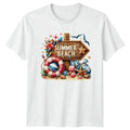 Summer Beach Nautical Seaside Mens Womens Tee Graphic Unisex Top Unisex