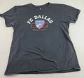 Distressed Fanatics Dallas FC Logo Mens XL Black Soccer Team Unisex