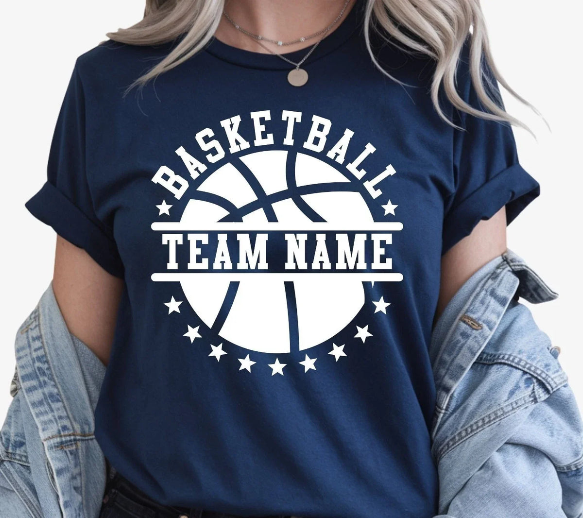 Personalised Basketball Shirt Custom Team Name Sports Gift Birthday Tee Xmas Top Unisex