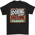 Youre Looking at an Awesome Farmer Mens 100% Cotton Unisex