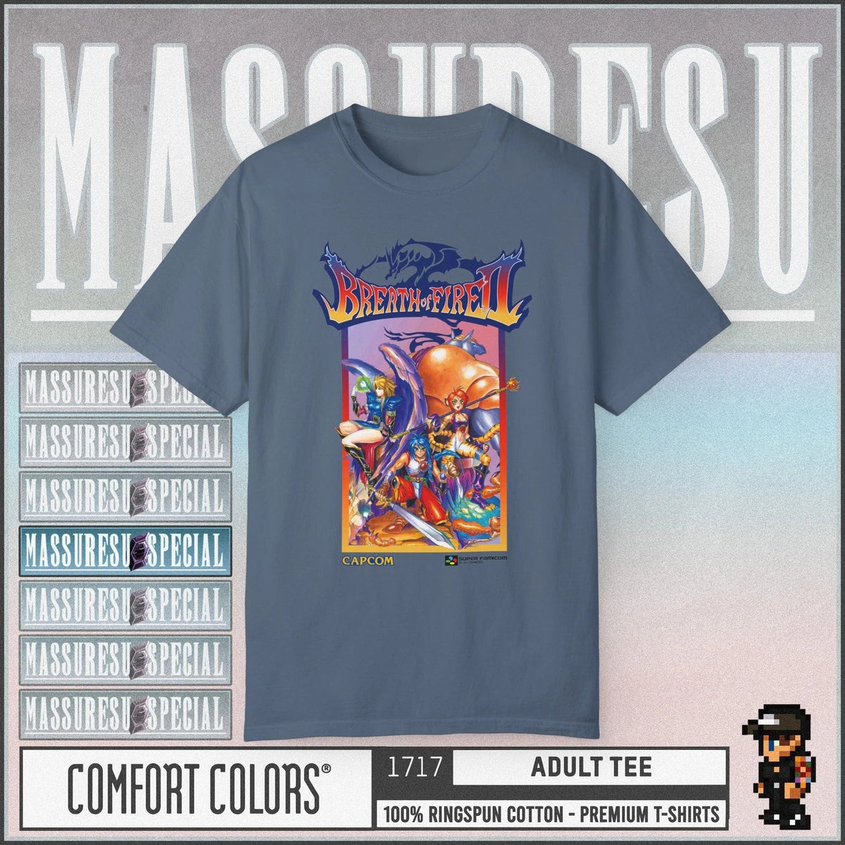 Breath of Fire 2 [1994] Premium - SNES JRPG Capcom II 3 4 Chrono Trigger Unisex
