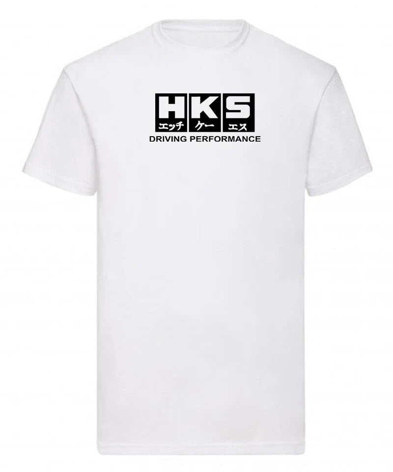 HKS Japanese Logo Unisex T Shirt - Jap JDM Performence Power - S, M, L, XL, XXL Unisex