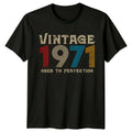 Vintage 1971 Mens Aged To Perfection 55th Birthday Gift Unisex