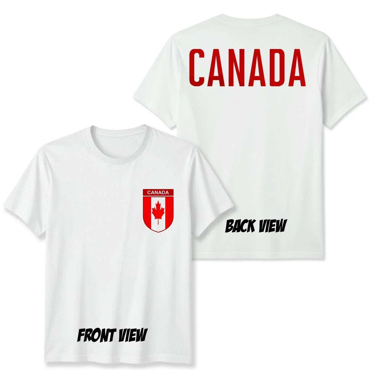 Canada Football Unisex Kids Country Pride Soccer Tee #WC Unisex