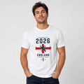 England Football World Cup 2026 Adult Men Soccer Graphic White Unisex