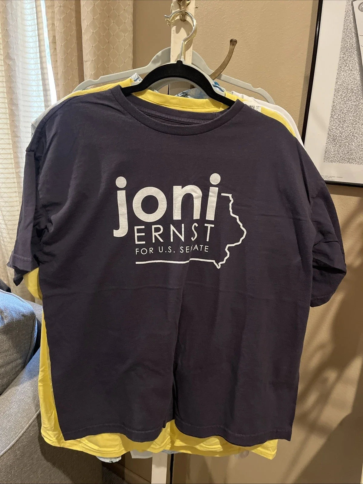 Authentic Joni for Iowa 2020 United States Senate Campaign Black – RARE! Unisex