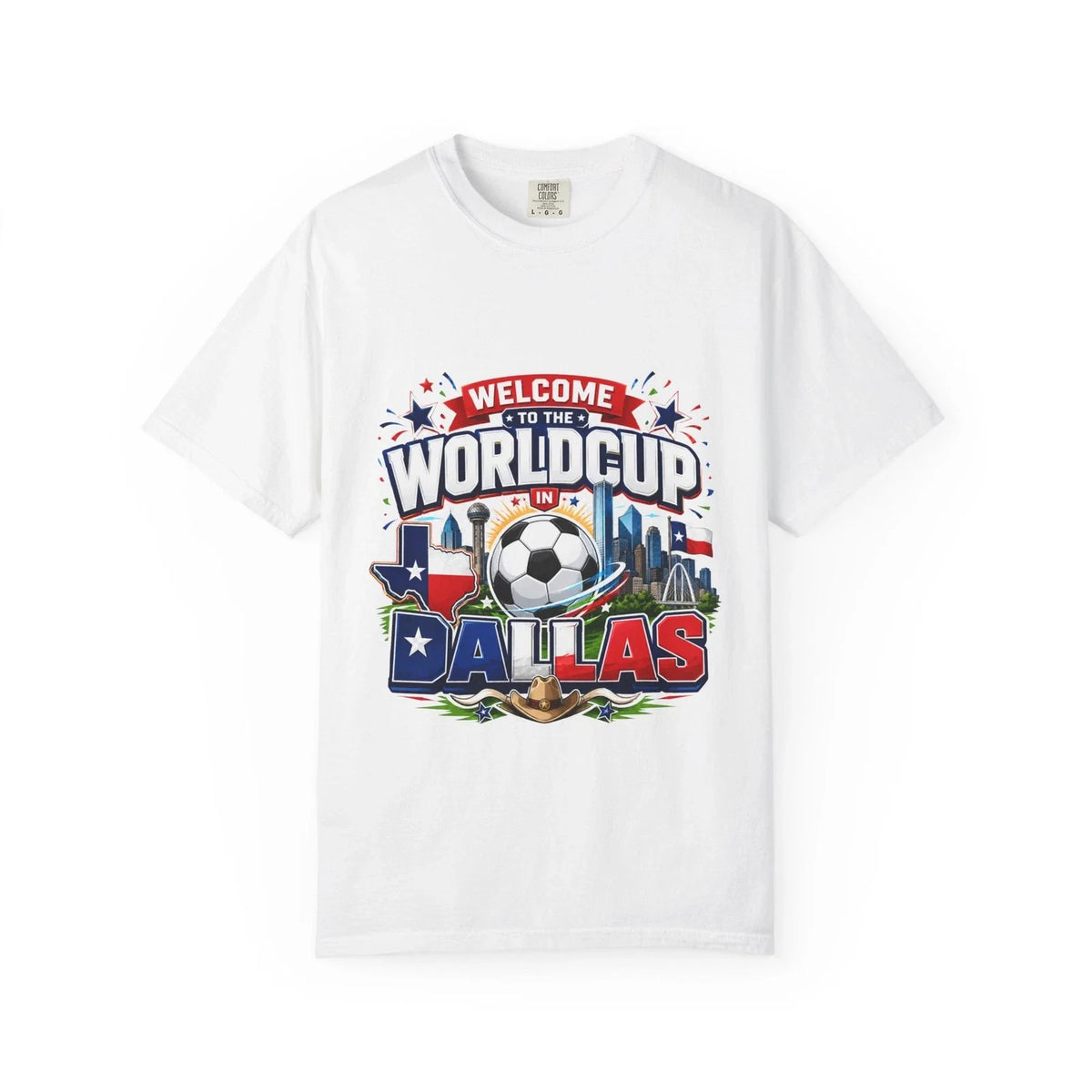 World Cup Dallas Soccer | Dallas Skyline Football Tee Unisex