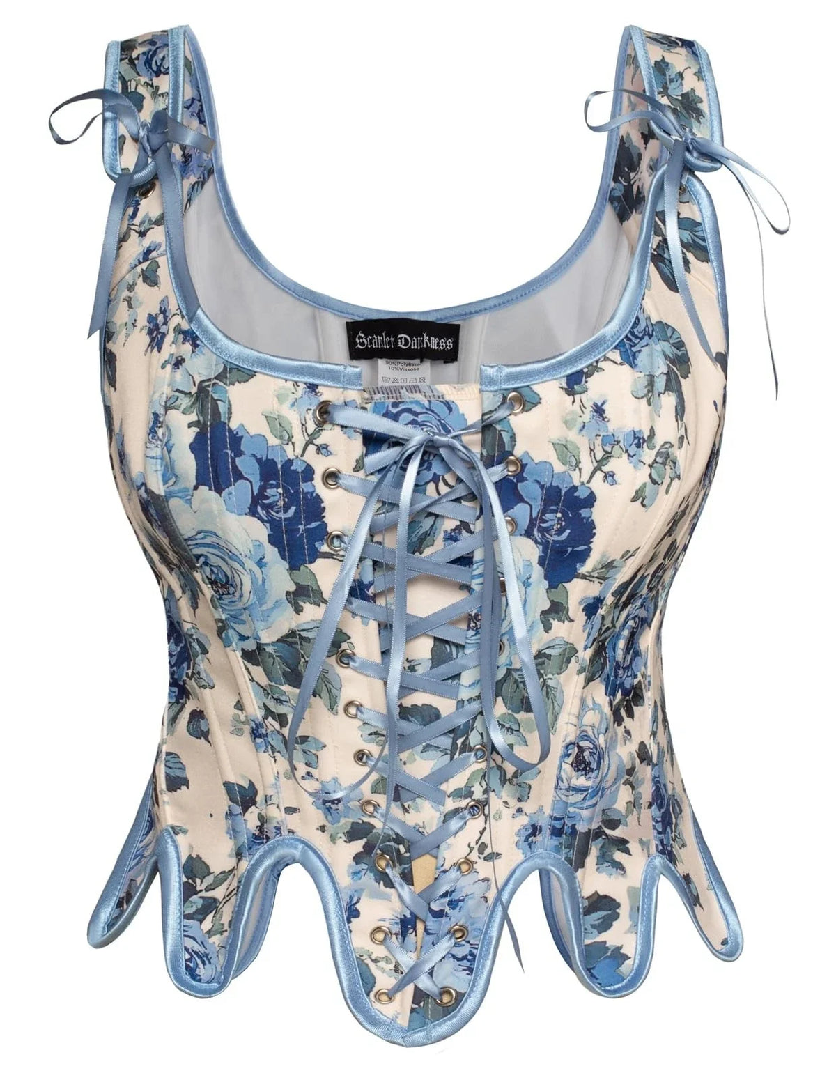 Bustier Tops for Women Renaissance Corset Tops Floral Fairy Costume Apricot B... Unisex