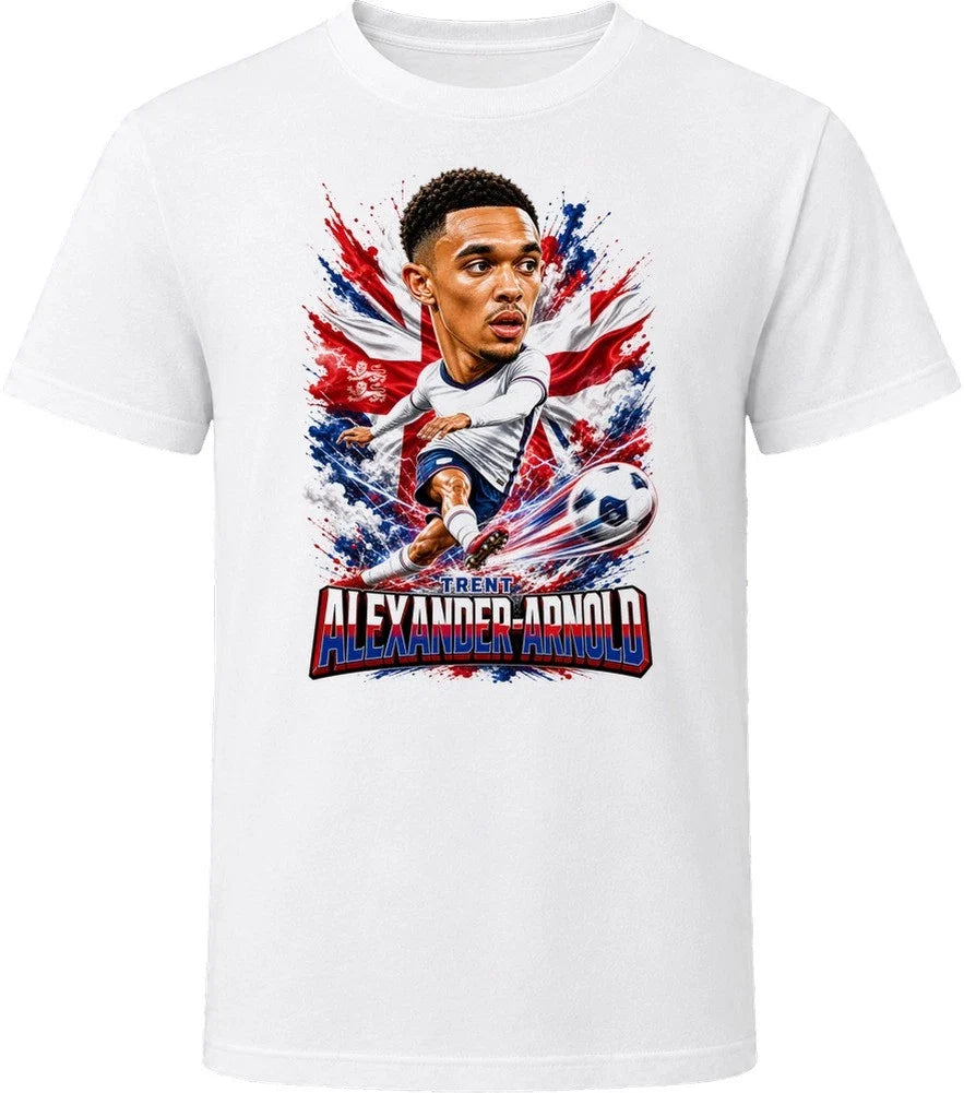 Trent Alexander-Arnold England Soccer Caricature 2026 World Cup T Shirt Unisex