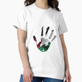 PALESTINE FLAG HANDPRINT STYLISH DESIGN Classic Made in USA/AUS S-2XL Unisex