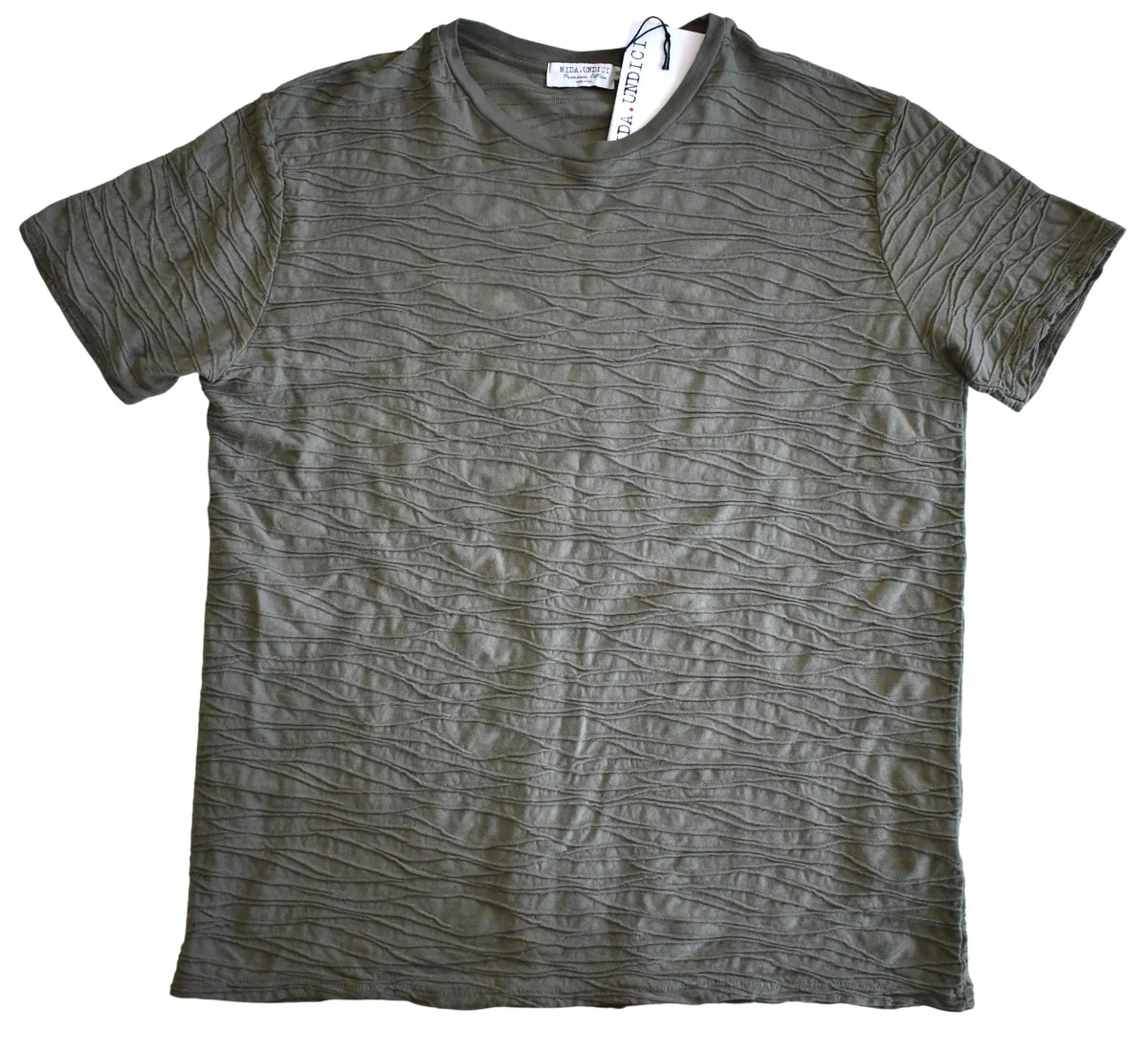 NEW MIDA UNDICI Italy PREMIUM ORGANIC COTTON Men's Short-Sleeve XL Unisex