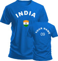 Personalise India Football Soccer Fan Sport Costume Flag Bad Gift Top Unisex