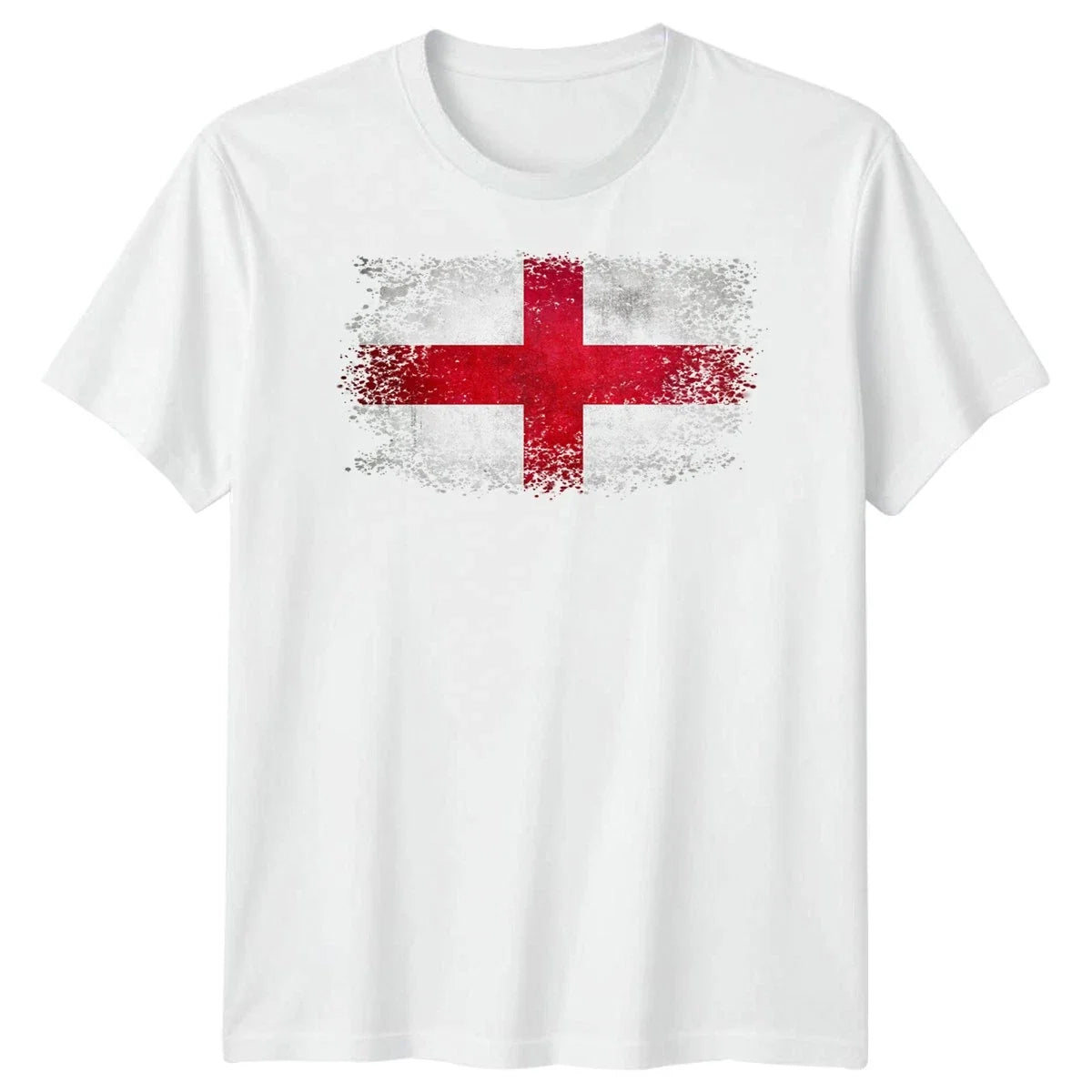 England St George Distressed Flag Mens Top English Football Unisex Shirt Unisex