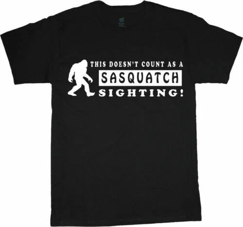 Big man shirt funny saying Sasquatch yeti plus size tall tee Unisex