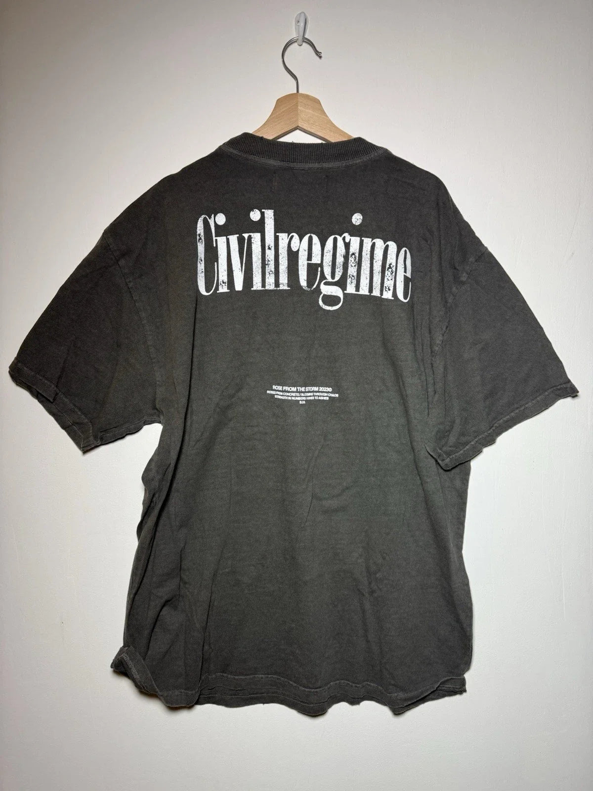 CivilRegime Charcoal OverSized Unisex