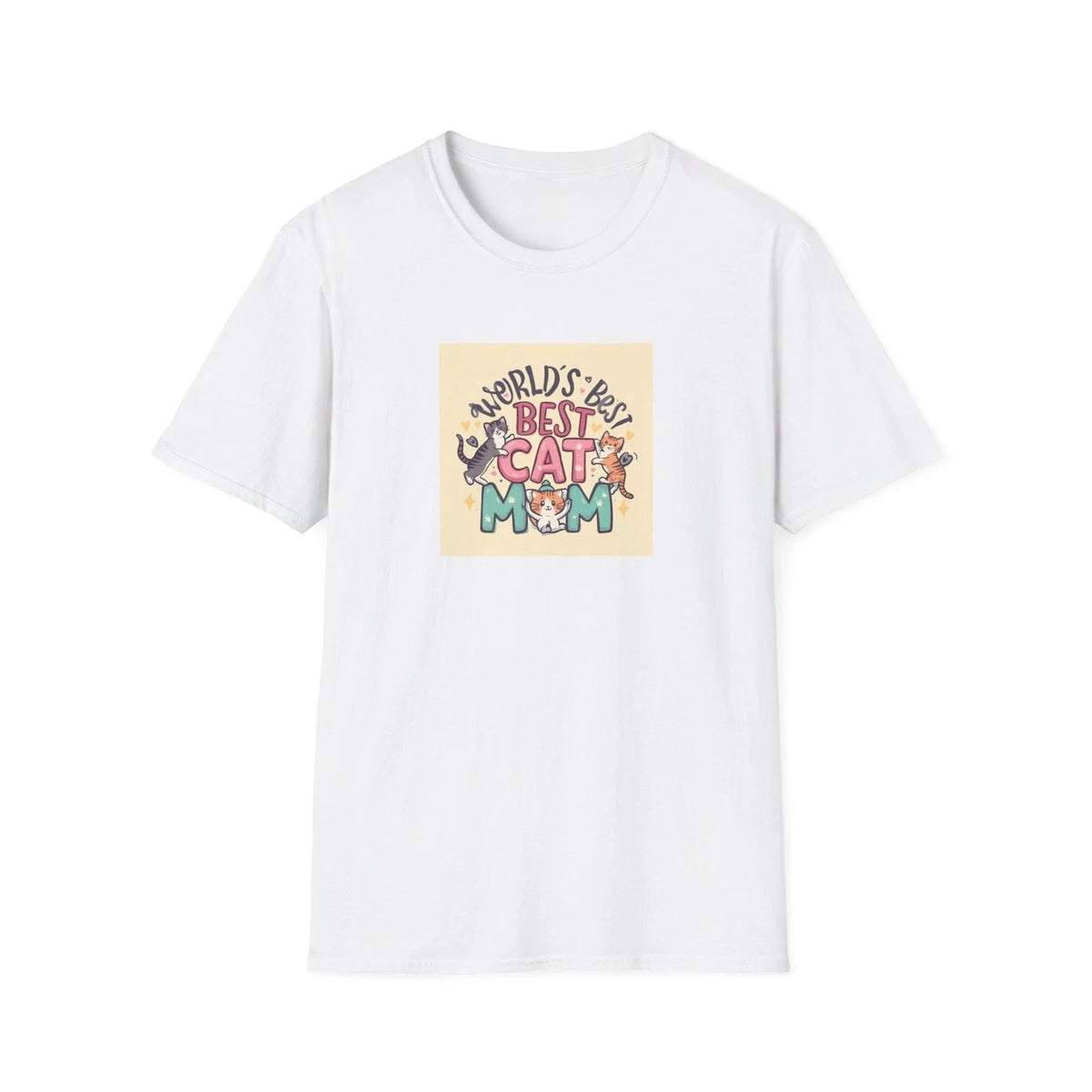 World's Best Cat Mom | Cute Cat Illustration Unisex