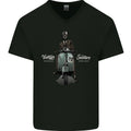 Vintage Scooters Nostalgia Speed Shop Mens V-Neck Cotton Unisex