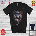 Custom Name Poodle Sunglasses Dripped; 250th 4th Of July US Flag Patriotic Shirt Unisex