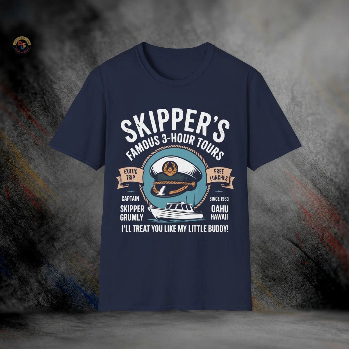 Skipper’s 3 Hour Tour Gilligan’s Island | Softstyle Tee Unisex