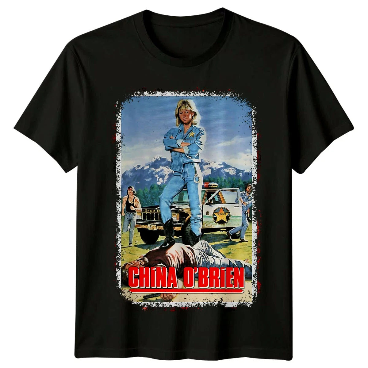 China O'Brien (1990) Movie Poster Inspired Retro 90s Tee Unisex Unisex