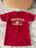 Vancouver Shirt Red Size M | Vancouver British Columbia | Vancouver Tee Unisex