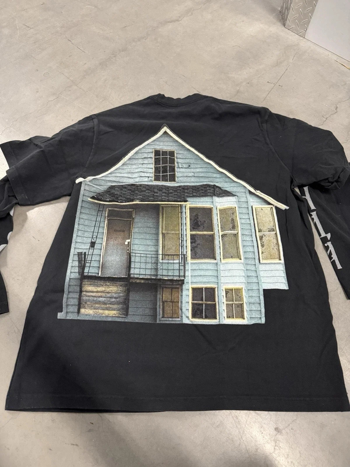 Kanye West Donda House Longsleeve 2 Layer House Rap Sz L Oversized Unisex