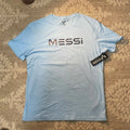 Messi Collection Mens Large Air Blue Legend GOAT Graphic MSM0032USJ NWT Unisex