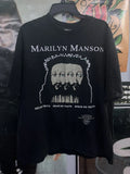 MODERN PRINT Marilyn Manson god Is Nowhere Tshirt Size medium Boxy Fit Unisex