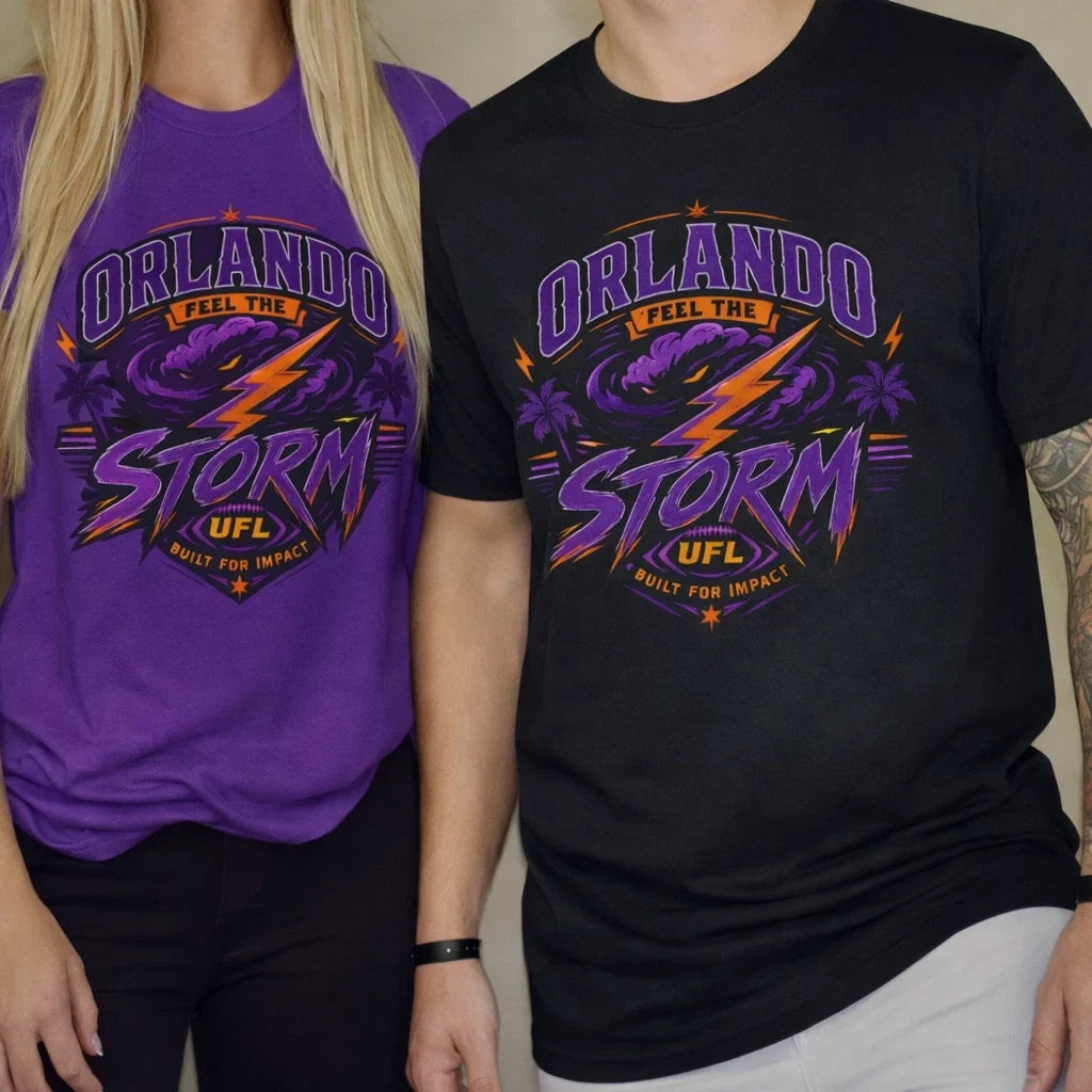 Orlando Storm T‑Shirt | UFL Football Fan Shirt | Built for Impact Unisex Tee Unisex