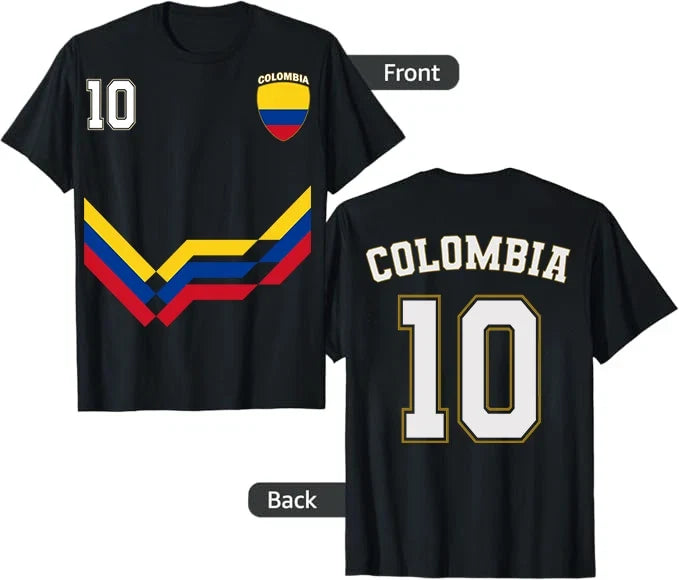 Colombia Soccer Tee, Colombia Number 10 Soccer Colombian Soccer 2026 Shirt Unisex