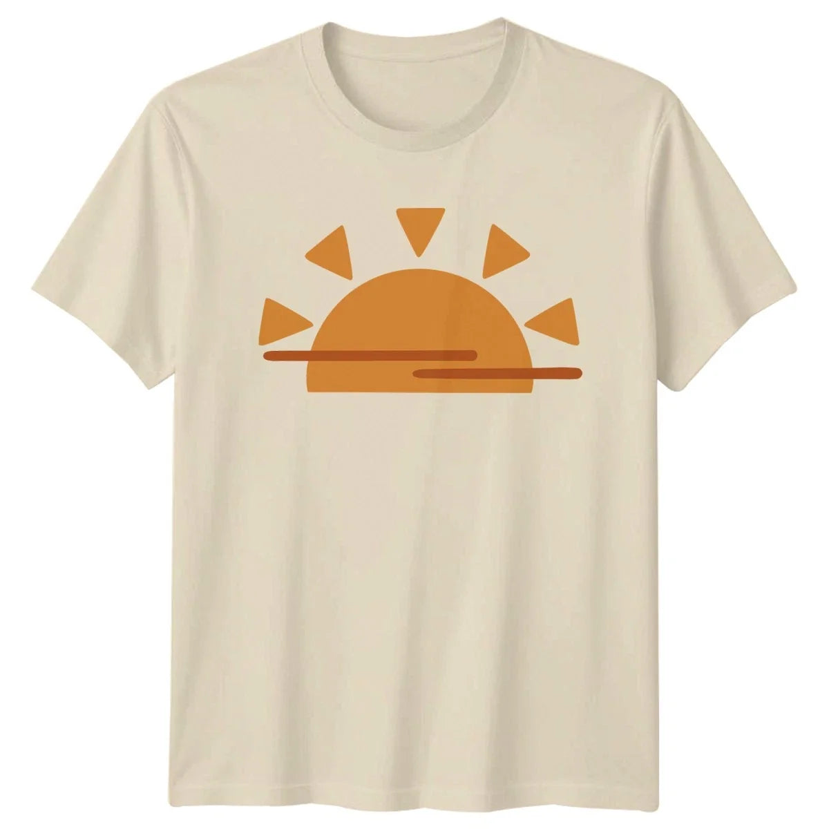 Simple Minimalist Sunset Horizon Design Summer Nature Birthday Gift Unisex