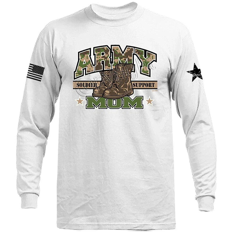 Army Mom Graphic Long Sleeve Unisex