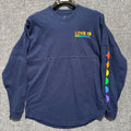Universal Studios Spirit Jersey Navy Blue Love Is Universal Rainbow Pride Small Unisex
