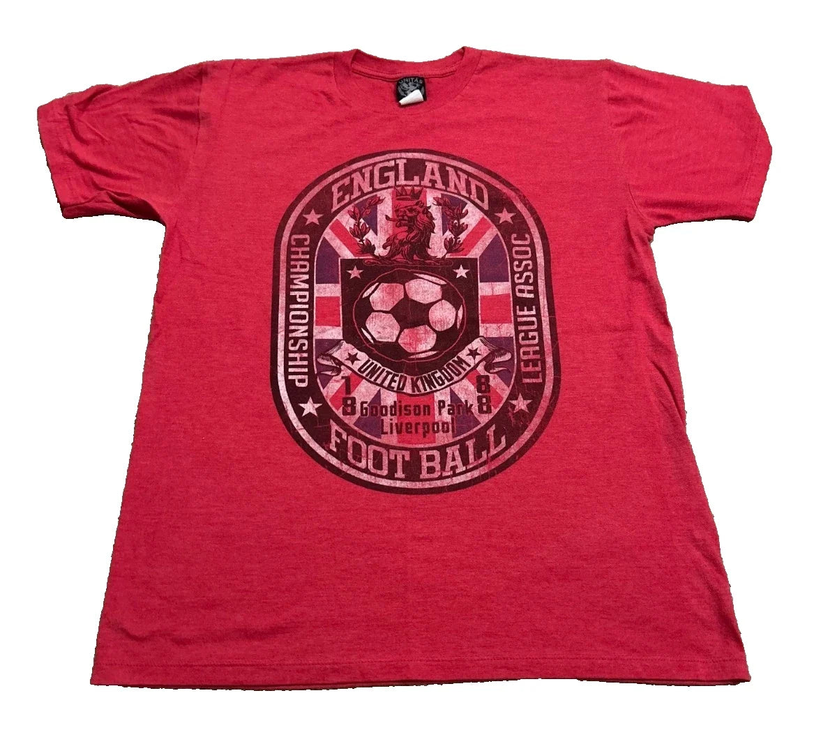 United Kingdom England Football Championship UNITAS by Fifth Sun Mens Sz M Shirt Unisex